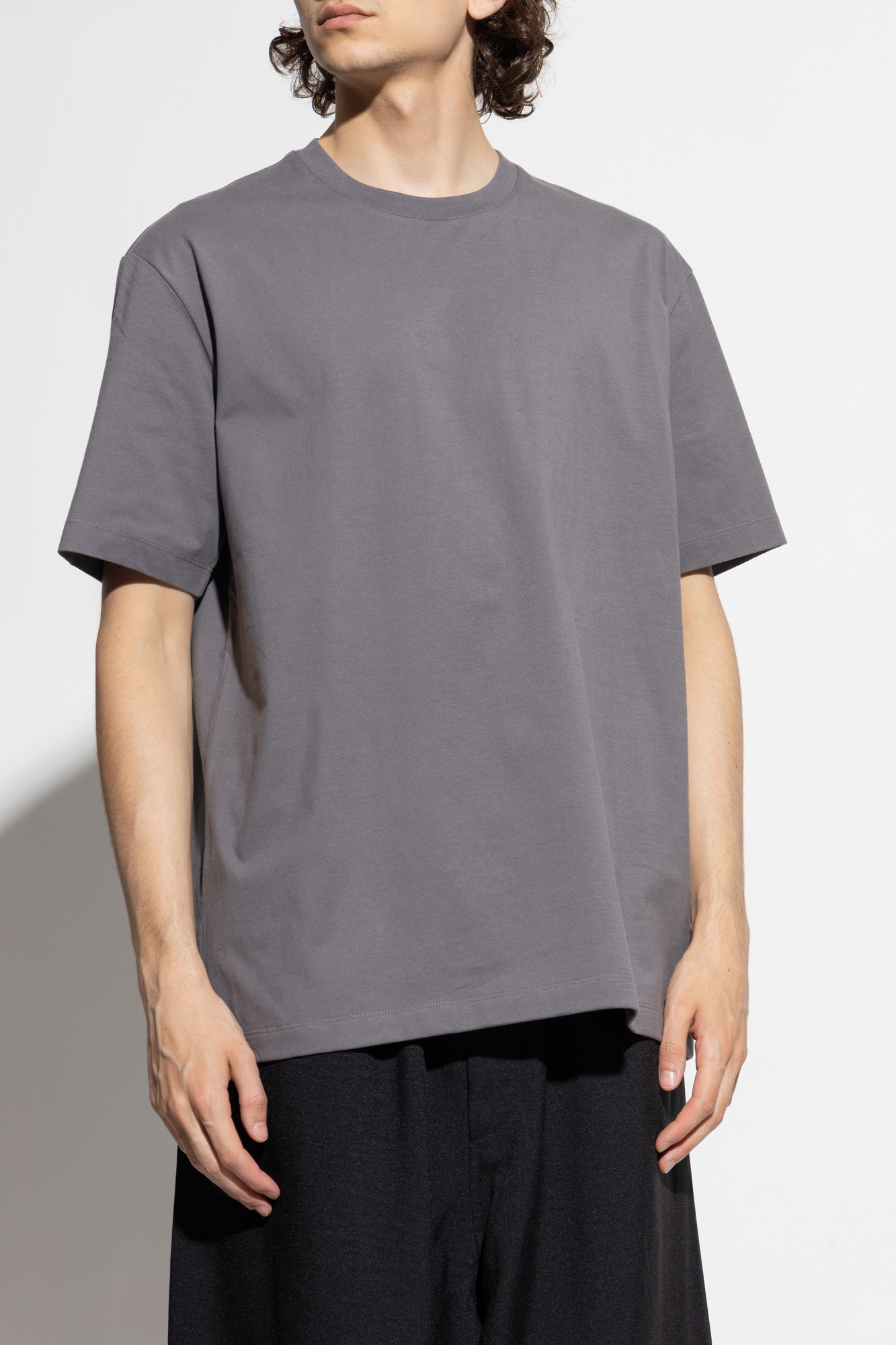 Tシャツ・カットソー Y-3 FW25 T-SHIRT WITH PRINT (JZ0717 GRANIT) T-shirts Y-3 Graphic Short Sleeve T-Shirt UNISEX Granite